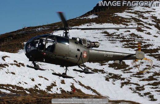 2003-10-10 Axalp Shooting Range 027 - Alouette III